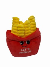 FRENCH FRIES "Let's French" Plush 6" Stuffed Animal