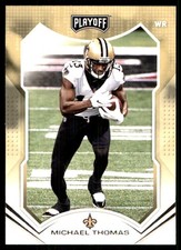 Michael Thomas 2021 Panini Playoff #164 Saints NFL READ FREE SHIP AutographDen