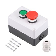 415V 10A Push Button Switch Box Momentary Green Switch Emergency Stop Controller