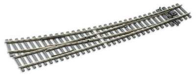 Peco SL-E186 HO Right Hand Code 75 Electrofrog Double Curved Turnout S by PECO