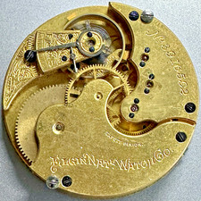  1890 16S ELGIN Gr 2 M 3 HC LS Pocket Watch Movement Good Balance P40