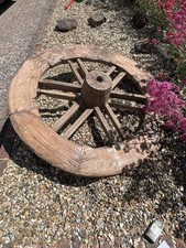 BARN FIND-HUGE-XXL-Antique Cart Wheel-Display In-Out Doors-or Suit Restaurant