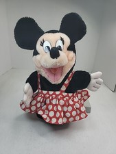 1993 Vintage Applause Disney Minnie Mouse Hand Puppet Plush 12"