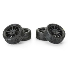Pro-Line Racing Vector Tire MTD 12mm Black Mach 10 Wheel 4 for ARRMA TYPHON GROM