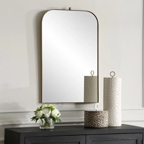 Uttermost 08185 Cassidy 33 X 21 inch Plated Brass Mirror - Picture 5 of 6