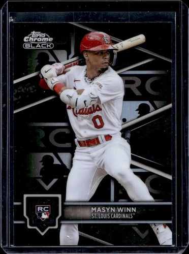 2024 Topps Chrome Black Masyn Winn Variation Rookie RC #46b Cardinals