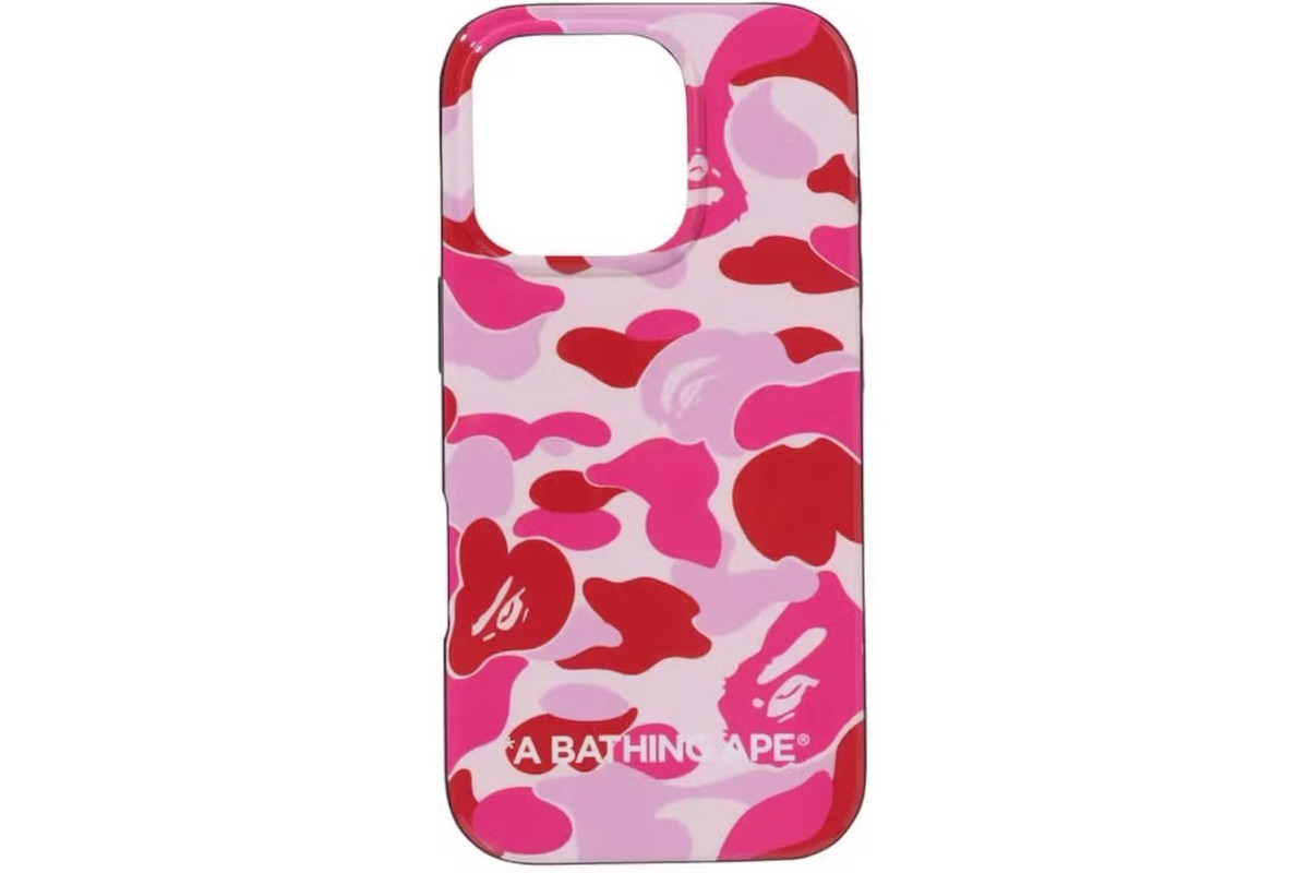 A BATHING APE BAPE ABC Camo iPhone 16 Pro Case Pink New in Case | eBay