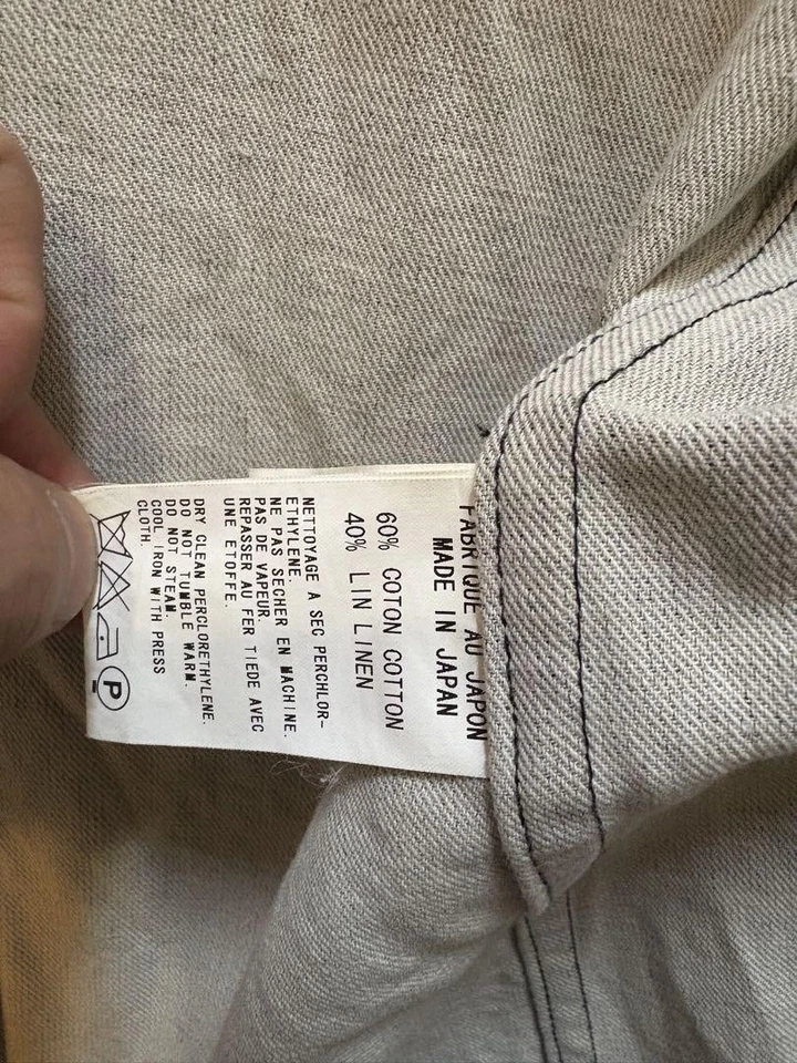 CHAQUETA VAQUERA LARGA GRIS OSCURO USADA Y'S YOHJI YAMAMOTO BUENA Foto 4 de 4