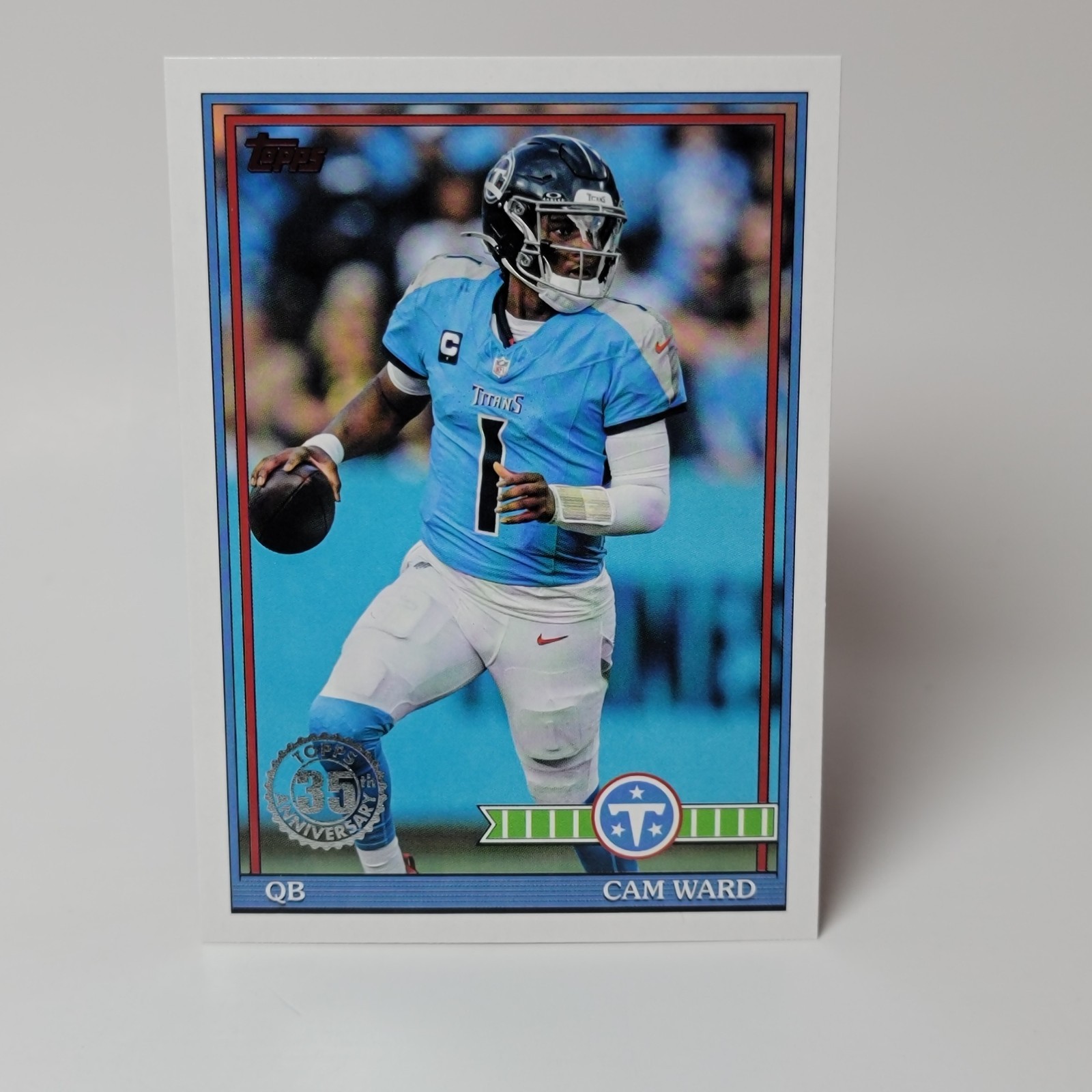 2026 Topps Flagship Football - Cam Ward #91TF-30 1991 Tennessee Titans