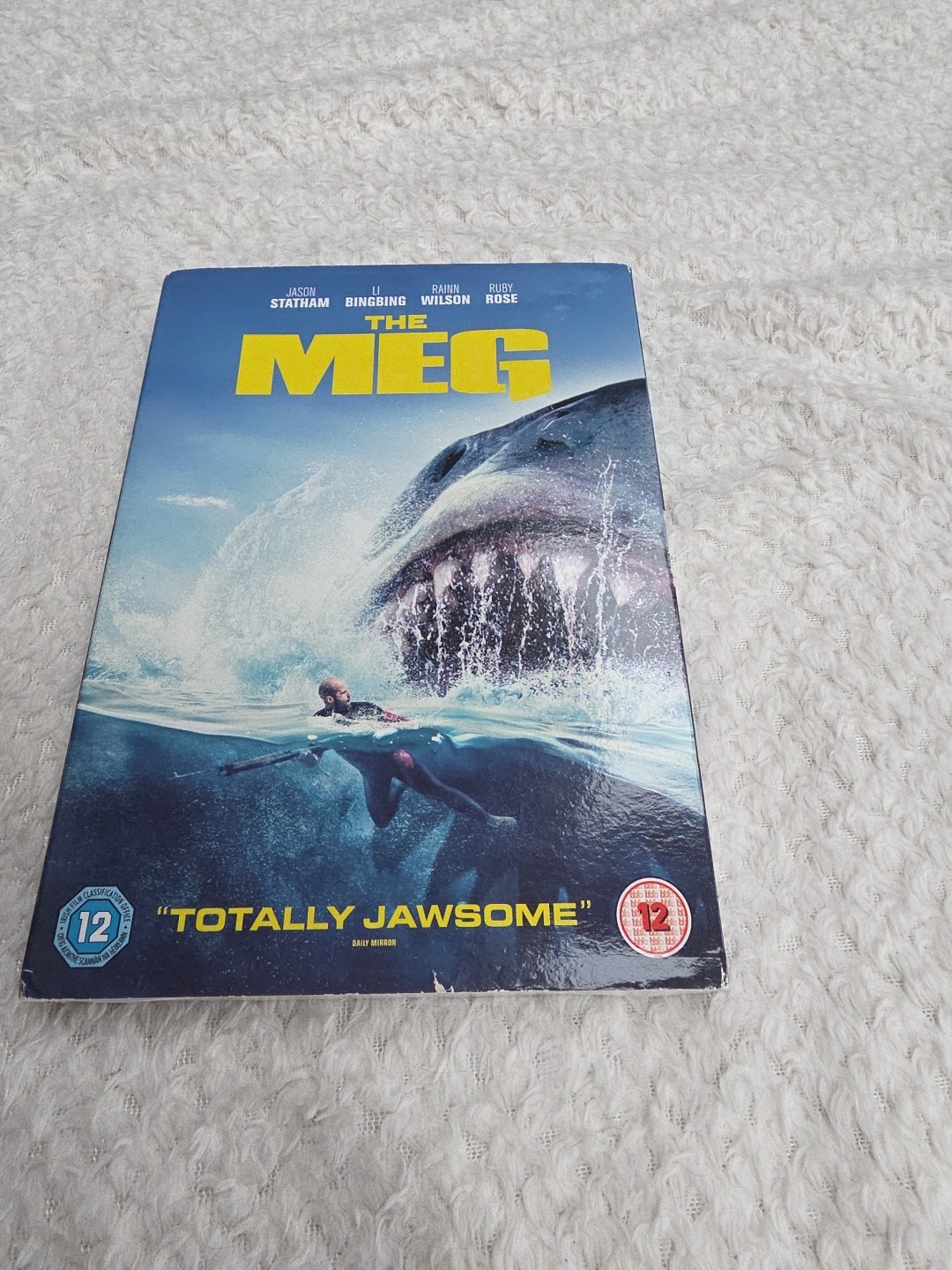 The Meg DVD Jason Statham New Sealed