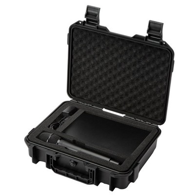 Microphone Carrying Storage Hard Case+ Custom Foam（Pre-cut Mic Slot & DIY Foa...