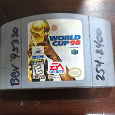 EA SPORTS World Cup 98 Nintendo 64 N64 Cartridge NTSC-U/C Soccer Sports