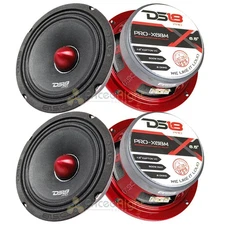 4 DS18 PRO-X6BM 2000W Max 6.5" Midrange Speakers Loudspeaker With Bullet 8 Ohm