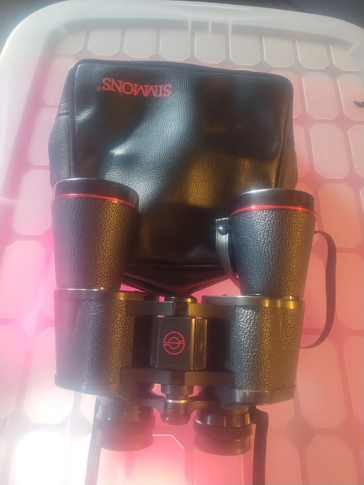 Simmons Binoculars Red Line Model 1107 10x50 367 ft @ 1000 yds W/ Strap See desc - Image 3 of 4