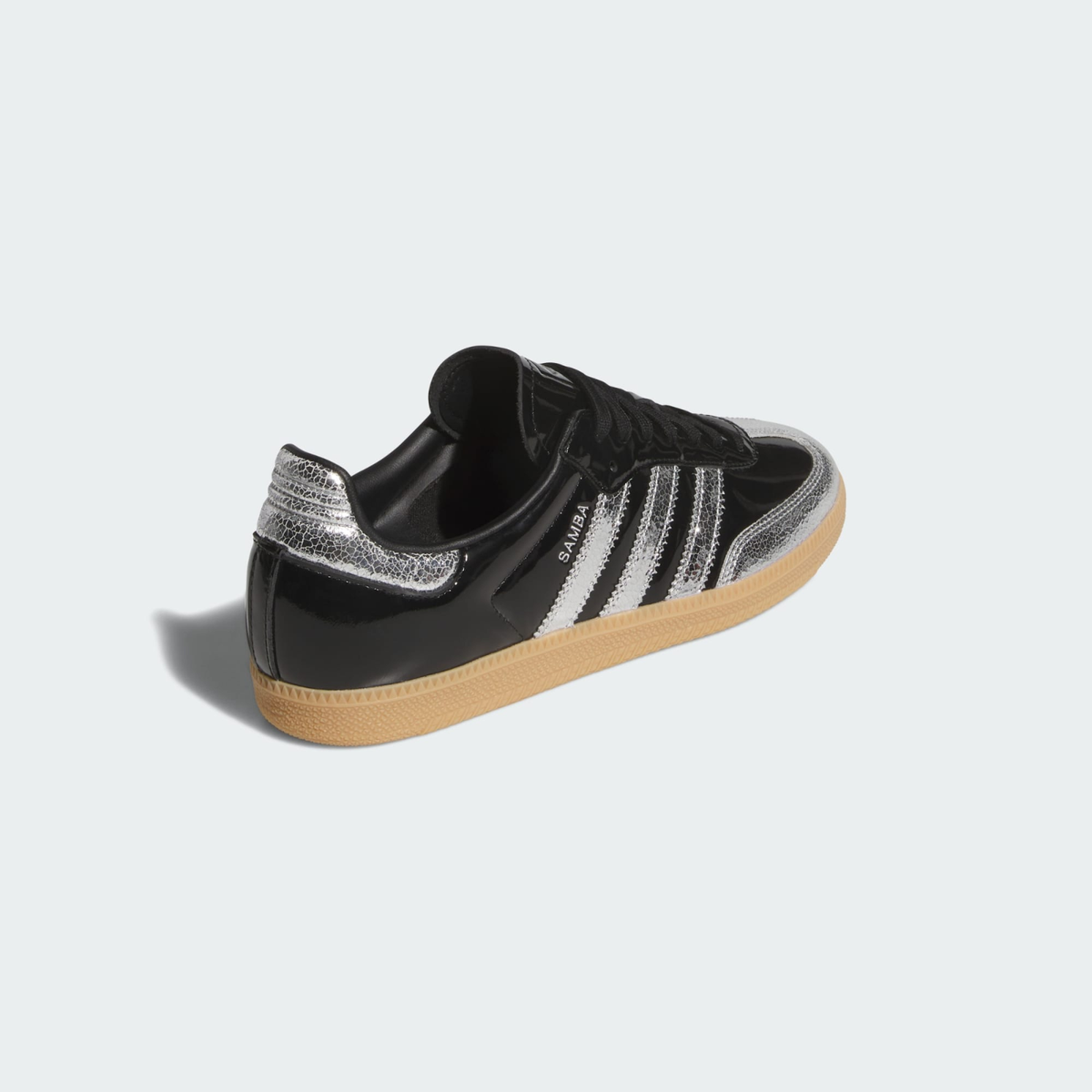 adidas Samba Og Core Black Silver Metallic Gum KI0172 Men's Size