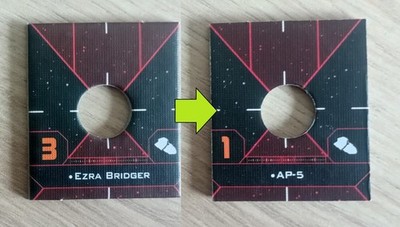 X-Wing | Schiffsplatte | Sheathipede  | Ezra Bridger - AP-5