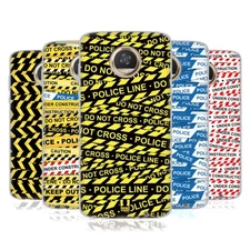 HEAD CASE DESIGNS WARNING TAPE SOFT GEL CASE FOR MOTOROLA PHONES