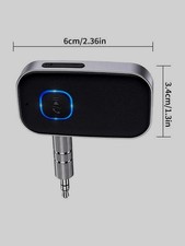 USB Wireless Bluetooth 5.0 Transmitter Receiver 3.5mm 2in1 Audio Adapter Aux Car