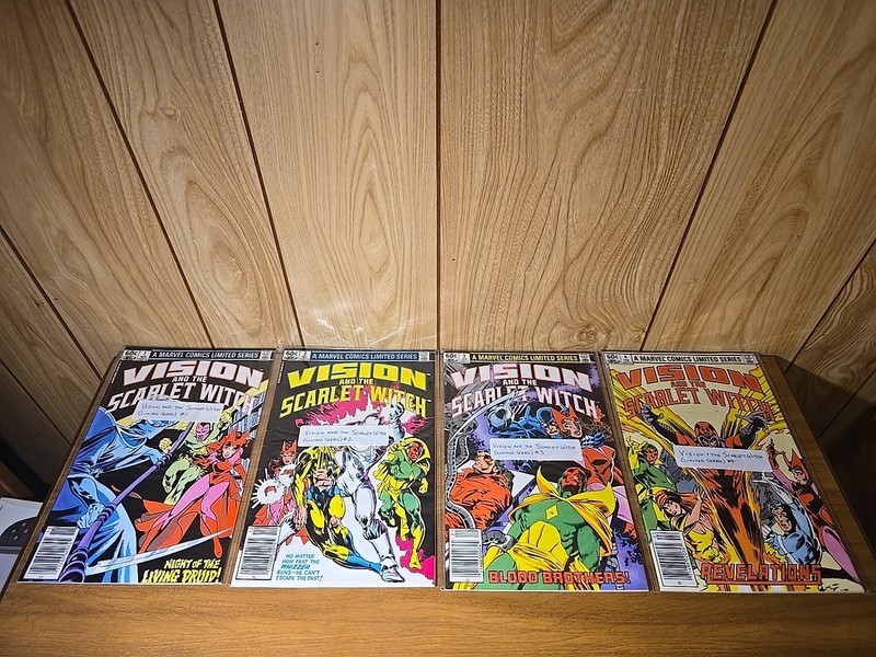 Vision and the Scarlet Witch Limited Series #1-4 (Marvel Comics 1982)