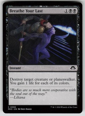 Breathe Your Last Common Modern Horizons 3 82 Magic: The Gathering NM