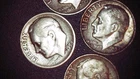 1947 1952 1953 1954 dimes