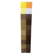 Think Geek Minecraft 11" Light-Up Carry And Wall Mount Torch Read