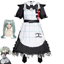 Game Zenless Zone Zero Corin Wickes Cosplay Costume Wig Women Cute Maid Dress