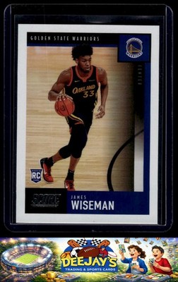 2020-21 Panini Chronicles #602 James Wiseman Rookie Golden State Warriors