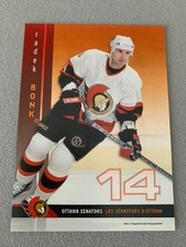 2002-03  Ottawa Senators NHL Hockey Team Issued Postcard - Radek Bonk