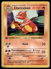 Base Set (Shadowless) #024/102 Charmeleon First Edition