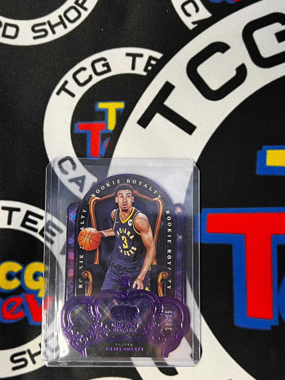 2021-22 Panini Crown Royale Chris Duarte Rookie Die Cut 20/25