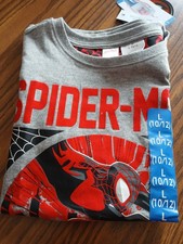 Boys Spiderman Tee Shirt Size 10/12 New
