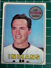 1969 Topps  #571 Cap Peterson Cleveland Indians  Baseball
