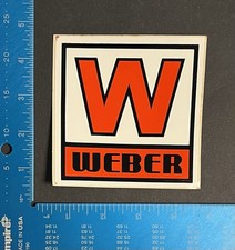 Vintage Original Weber Carburetors Cams Racing Decal 70s Toolbox Garage Hot Rod