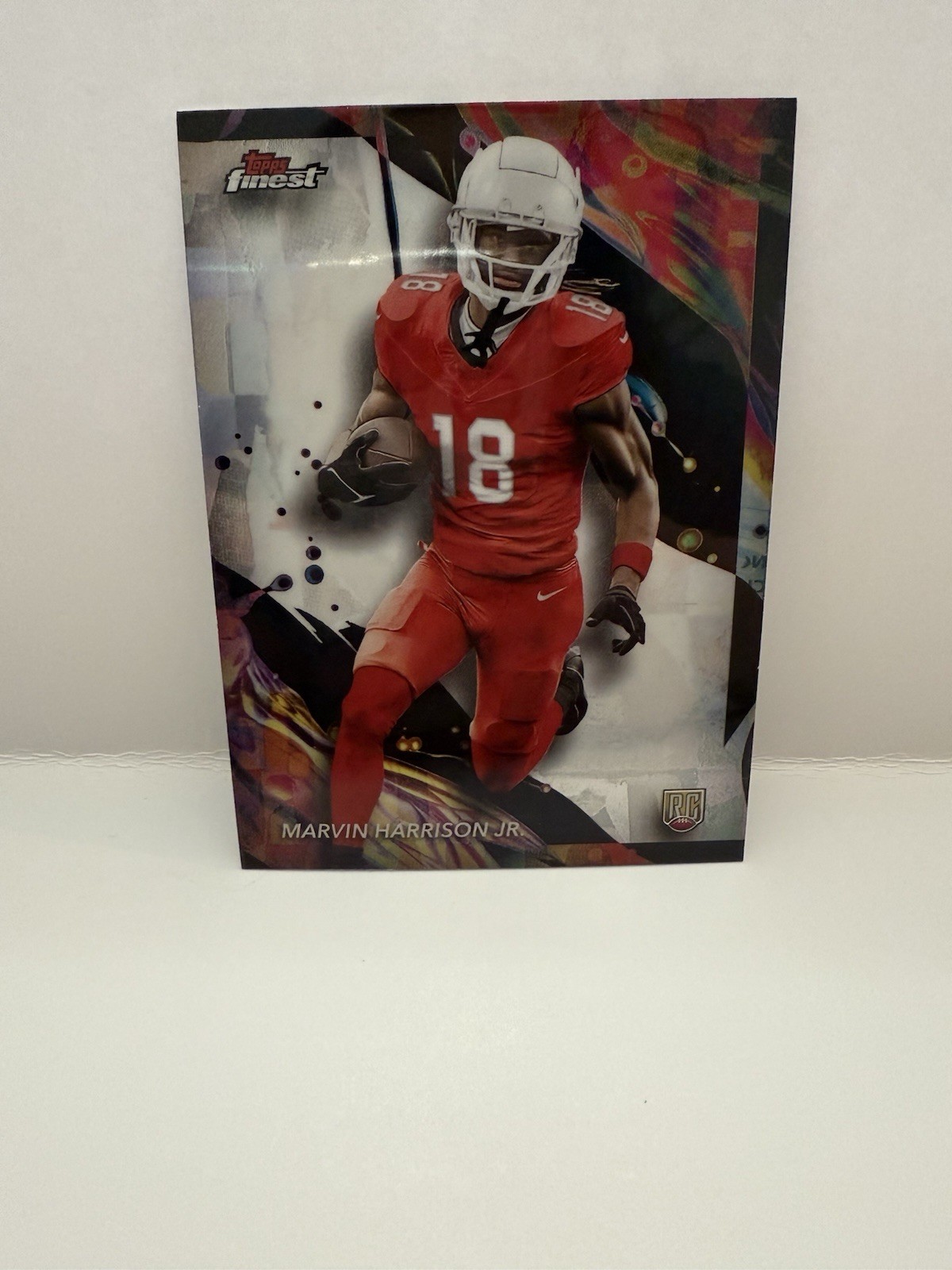2024 Topps Finest Marvin Harrison Jr. Refractor Rookie Uncommon RC #189