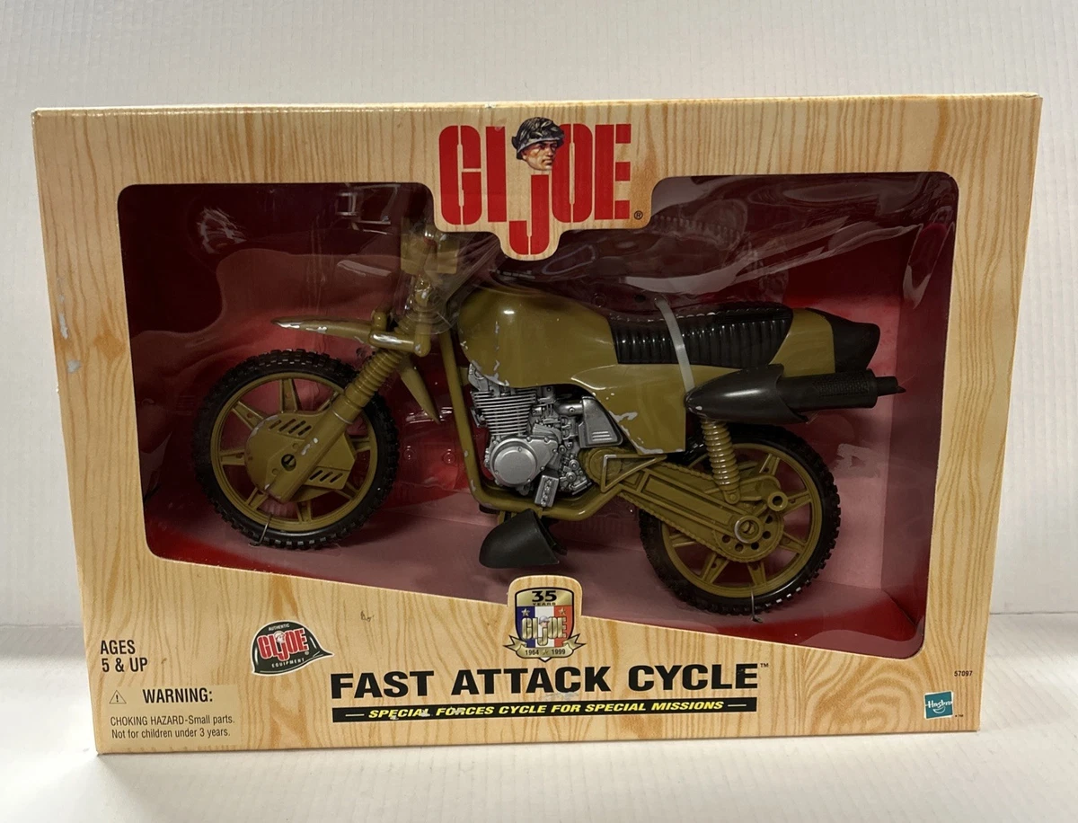 G.I. Joe Military & Adventure 1:6 Motorbike Action Figures for