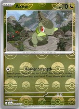 axew pokemon card value 145/086  Pokybox Common Card Type Axew (Mega Shine #108/117, 1-Star