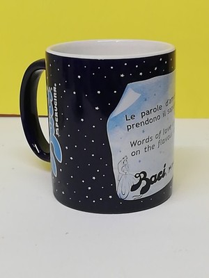 BACI PERUGINA MUG MUG BLUE CUP COLLECTION COFFEE CARTOUCHE GADGET CM.7.5X9
