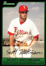 Scott Mathieson 2006 Bowman Draft Picks & Prospects #BDP28 Phillies MLB READ