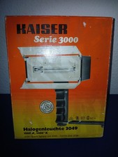 Kaiser Halogenleuchte 3049 Foto-Filmlampe-Serie 3000- OVP mit Zubehör