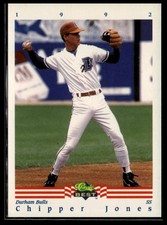 1992 Classic Best Chipper Jones #93 Durham Bulls