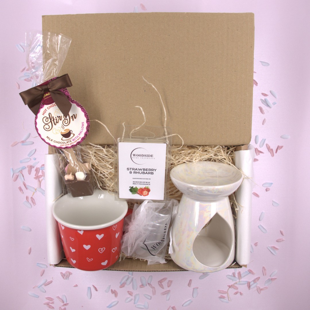 Romantic Glow Valentine's Treat Box Gift Hamper