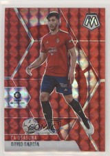 2020-21 Panini Mosaic La Liga Red Mosaic Prizm David Garcia David García #17 5ya