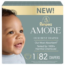 Amore by Pampers Diapers Super Pack - Size 1 - 82ct: 8