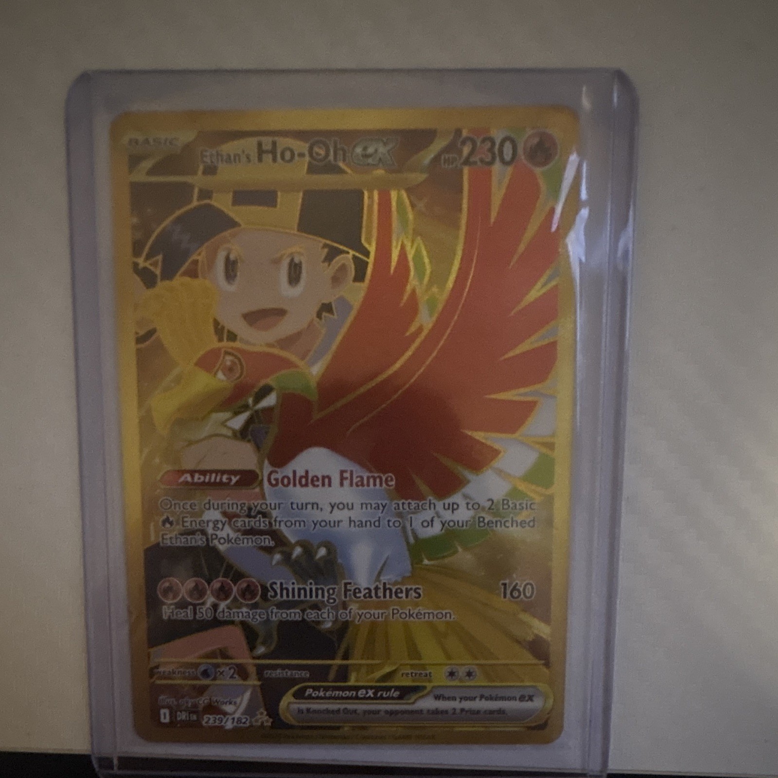 Ethan's Ho-Oh ex 239/182 Sv10: Destined Rivals Holo