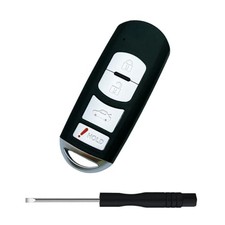 Replacement Smart Keyless Entry Remote Control Key Fob Case Cover for 4 Button
