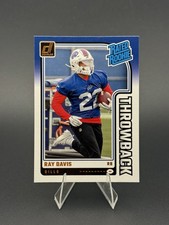 2024 Panini Donruss - Rated Rookies Throwbacks Ray Davis #41 (RC)