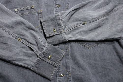 GUESS JEANS Western Spirit Soft Cotton Shirt Mens Relaxed Large Made in USA 90s - Picture 7 of 9