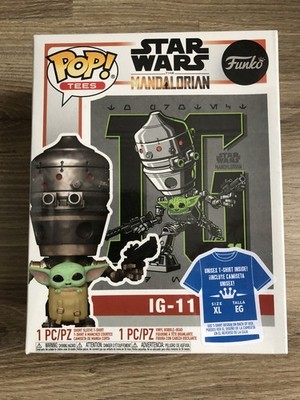 STAR WARS IG-11 + The Child Figur + T-Shirt (XL) Funko Pop! (Mandalorian)