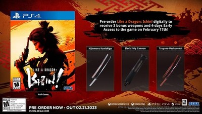 Like A Dragon: Ishin *LAUNCH PRE-ORDER EDITION* (PS4) New